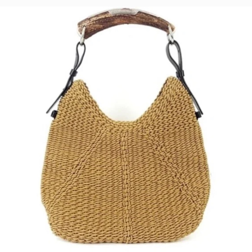 YSL vintage Mombasa macrame woven bag - perfect